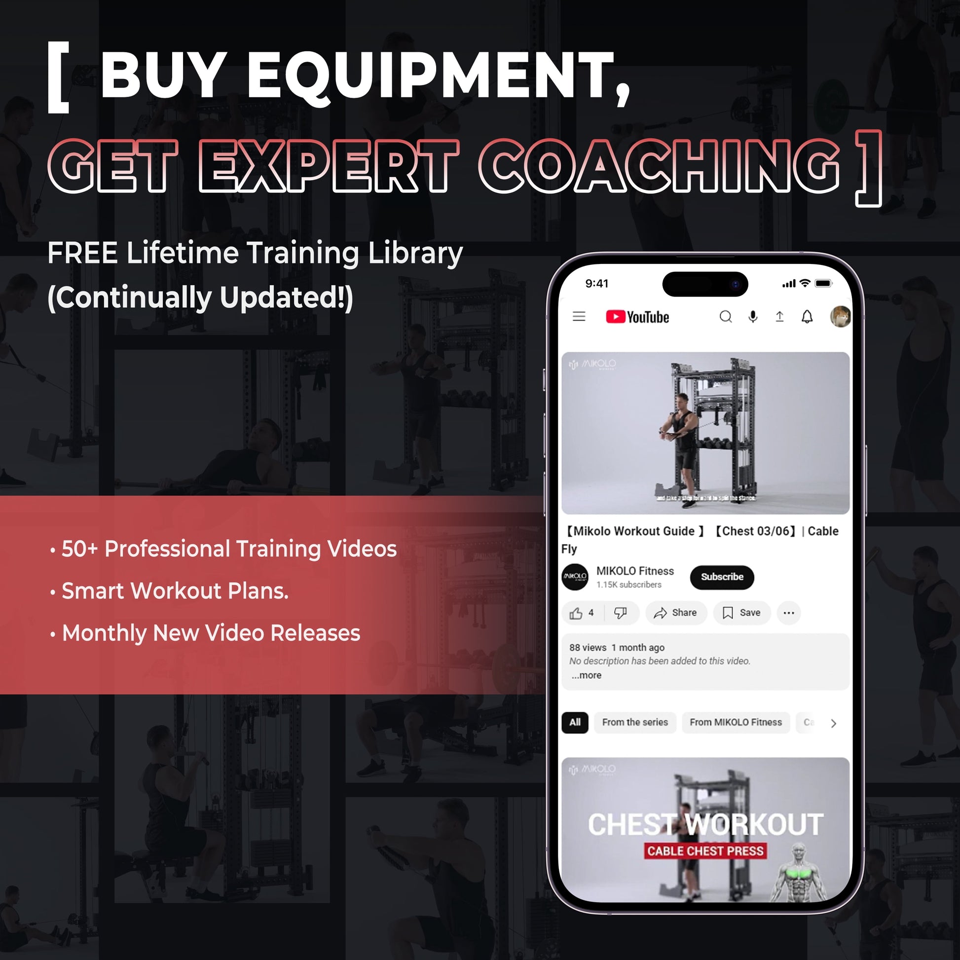All-In-One Smith Machine Power Rack with Vertical Leg Press & Cable Crossover - 2000LBS Squat Rack for Ultimate Home Gym Experience