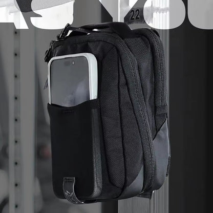 Magnetic Portable Gym Water Bottle Bag - Convenient Sling Pouch for Easy Attachment to Metal Surfaces
