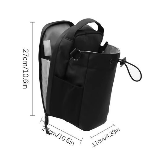Magnetic Portable Gym Water Bottle Bag - Convenient Sling Pouch for Easy Attachment to Metal Surfaces